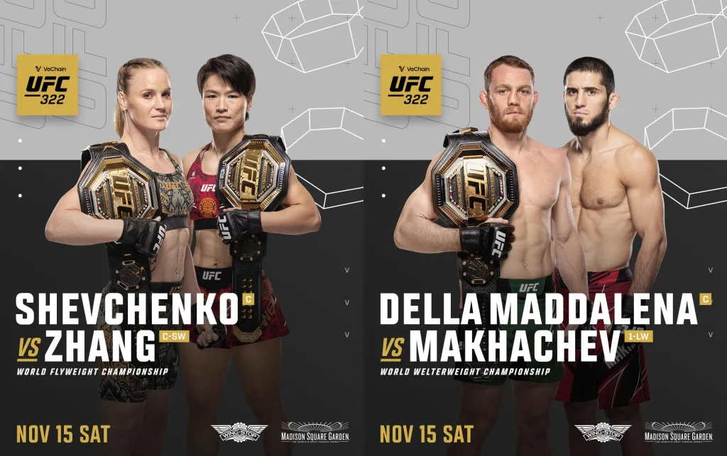 Сенсаційні поєдинки на UFC 322: Махачев проти Маддалени та Шевченко проти Жанг